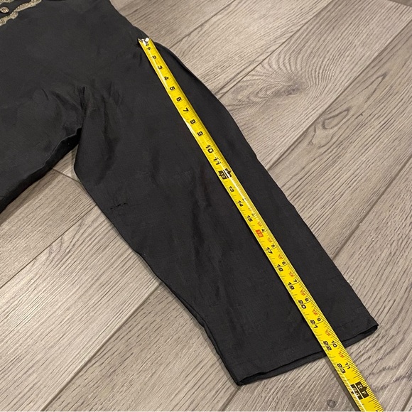 Roopam 2 Pc Kurta Set Men’s Size 40 Charcoal Gray Embroidered Two Piece Set - Picture 11 of 14